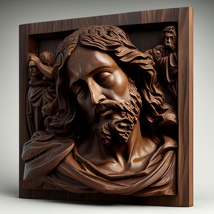 3D model st jesus (STL)